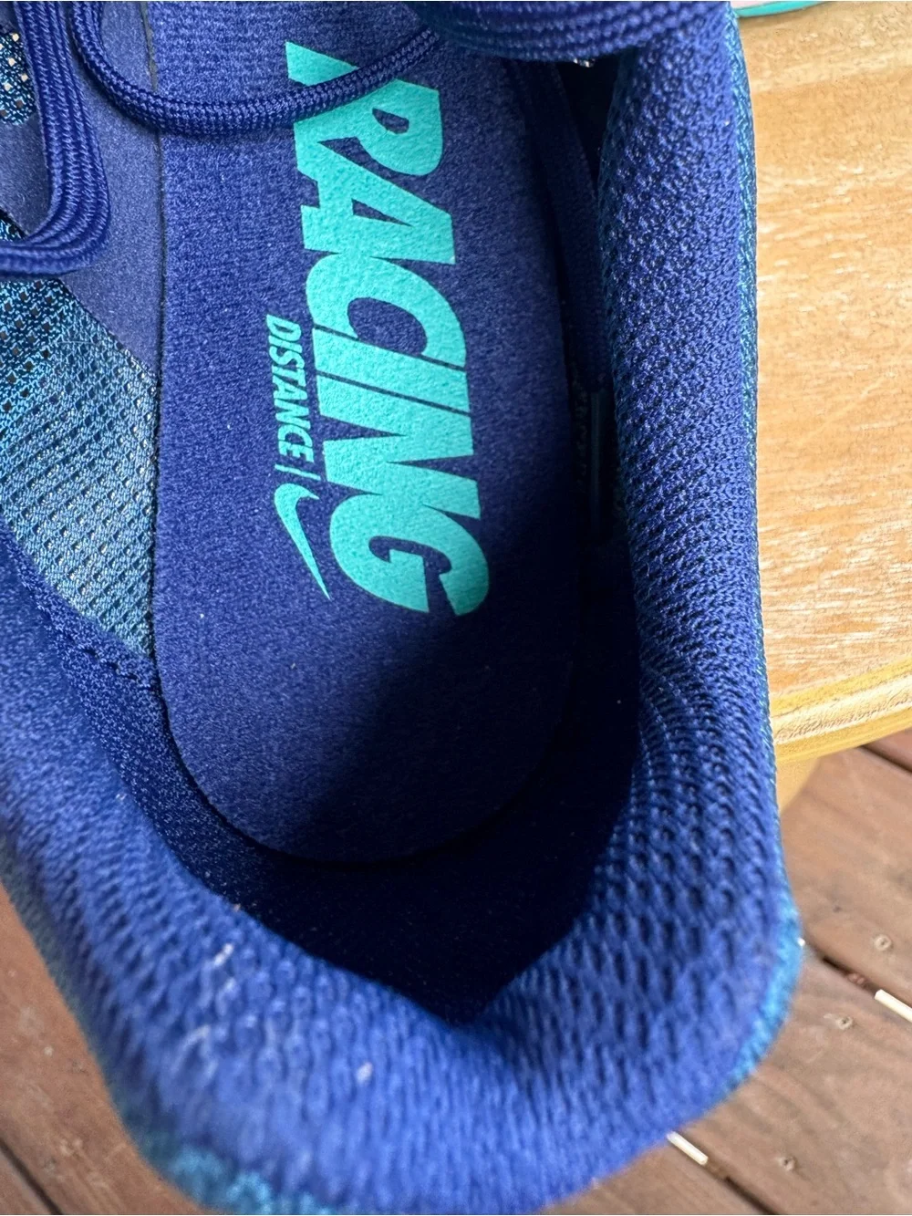 Nike Zoom Rival D Distance Track Spikes Blue Teal Men’s Size 9.5 907566-401